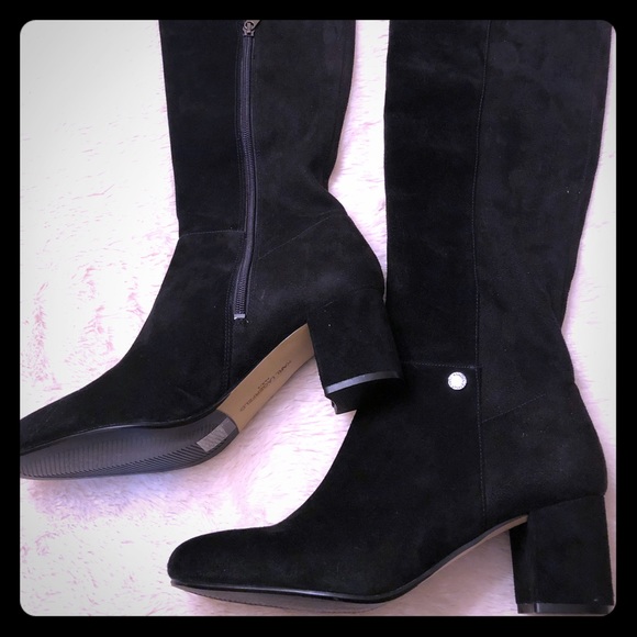 karl lagerfeld over the knee boots